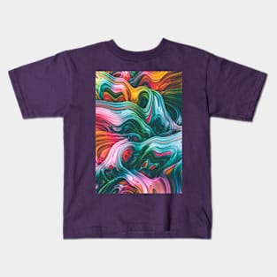 Turne. Colorful Psychedelic Art Kids T-Shirt